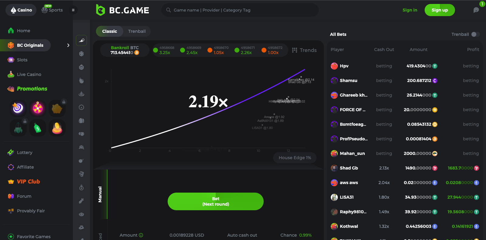 BC.Game Crash