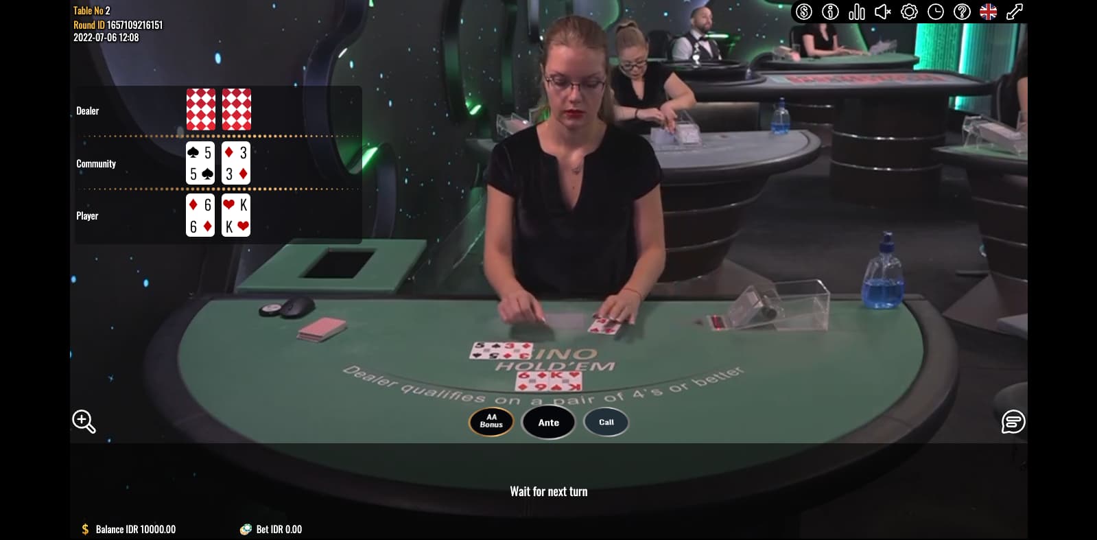 True Flip Live Blackjack